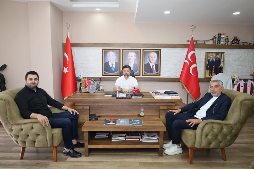 MHP Antalya İl Başkanı Güneş, Muratpaşa Belediyesi Meclis Üyesi Atay'ı Makamında Ağırladı