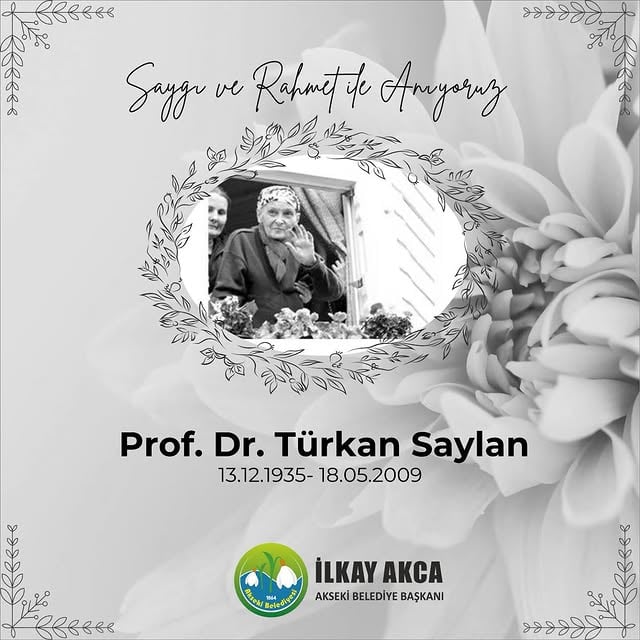Türkiye, Prof. Dr. Türkan Saylan'ı Vefatının 16. Yılında Andı
