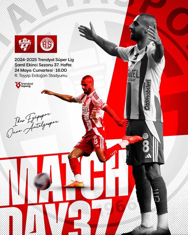 Onvo Antalyaspor, Trendyol Süper Lig'de Eyüpspor ile Karşı Karşıya Geliyor
