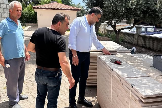 Antalya Serik Belediyesi Sanayi Sitesi Camii Çevresinde Çevre Düzenleme Çalışmaları Başlattı