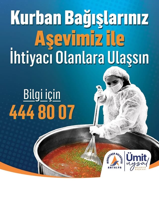 Antalya Muratpaşa Belediyesi Kurban Bağışı Kampanyası Başladı: İhtiyaç Sahiplerine Ulaşacak