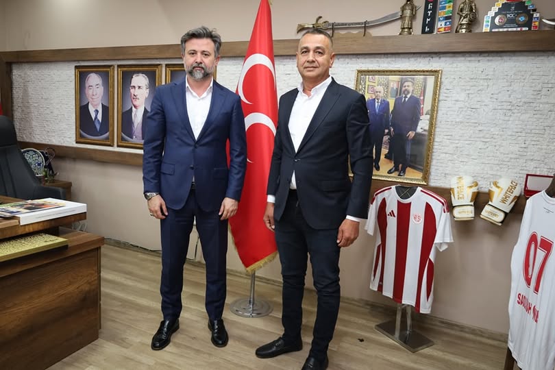 MHP Antalya İl Başkanı Güneş, Belediye Meclis Üyesi Kaplan'ı Ağırladı