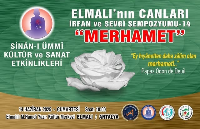 Elmalı’da “Canları İrfan ve Sevgi Sempozyumu” Düzenleniyor