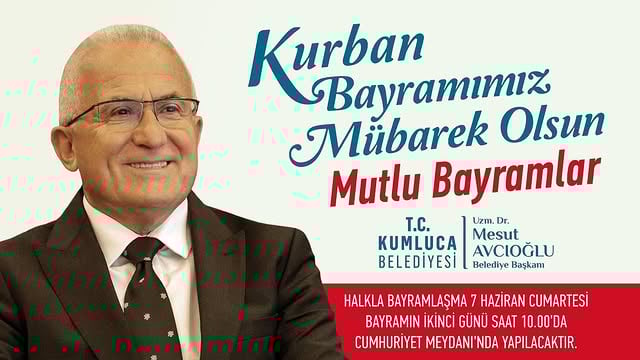 Kumluca'da Bayramlaşma Etkinliği Düzenleniyor