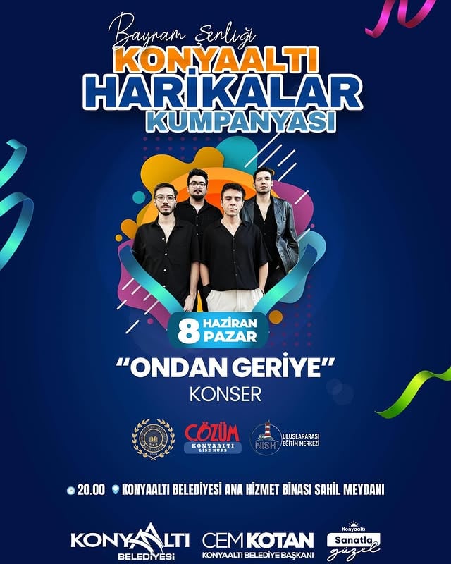 Konyaaltı Belediyesi Konser Programında Değişiklik: 