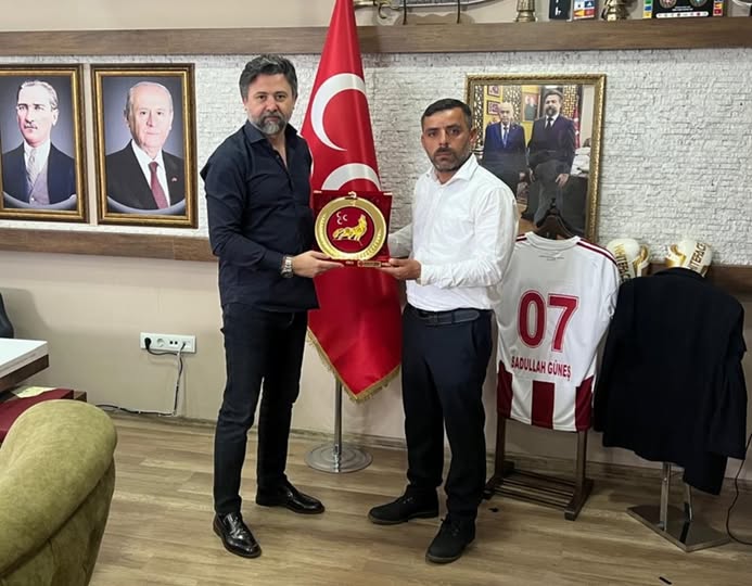 MHP Antalya İl Başkanı Güneş, Mustafa Kul Tarafından Makamında Ziyaret Edildi