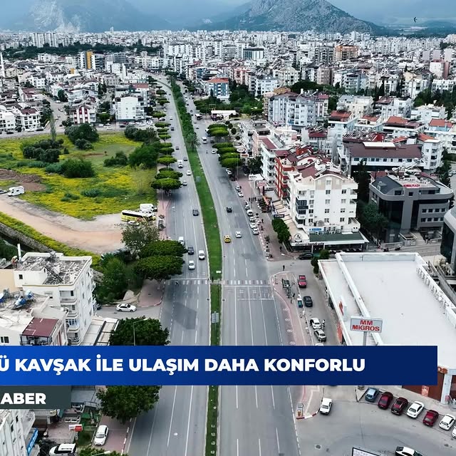 Antalya'da Meltem Köprülü Kavşağı Trafiği Rahatlattı