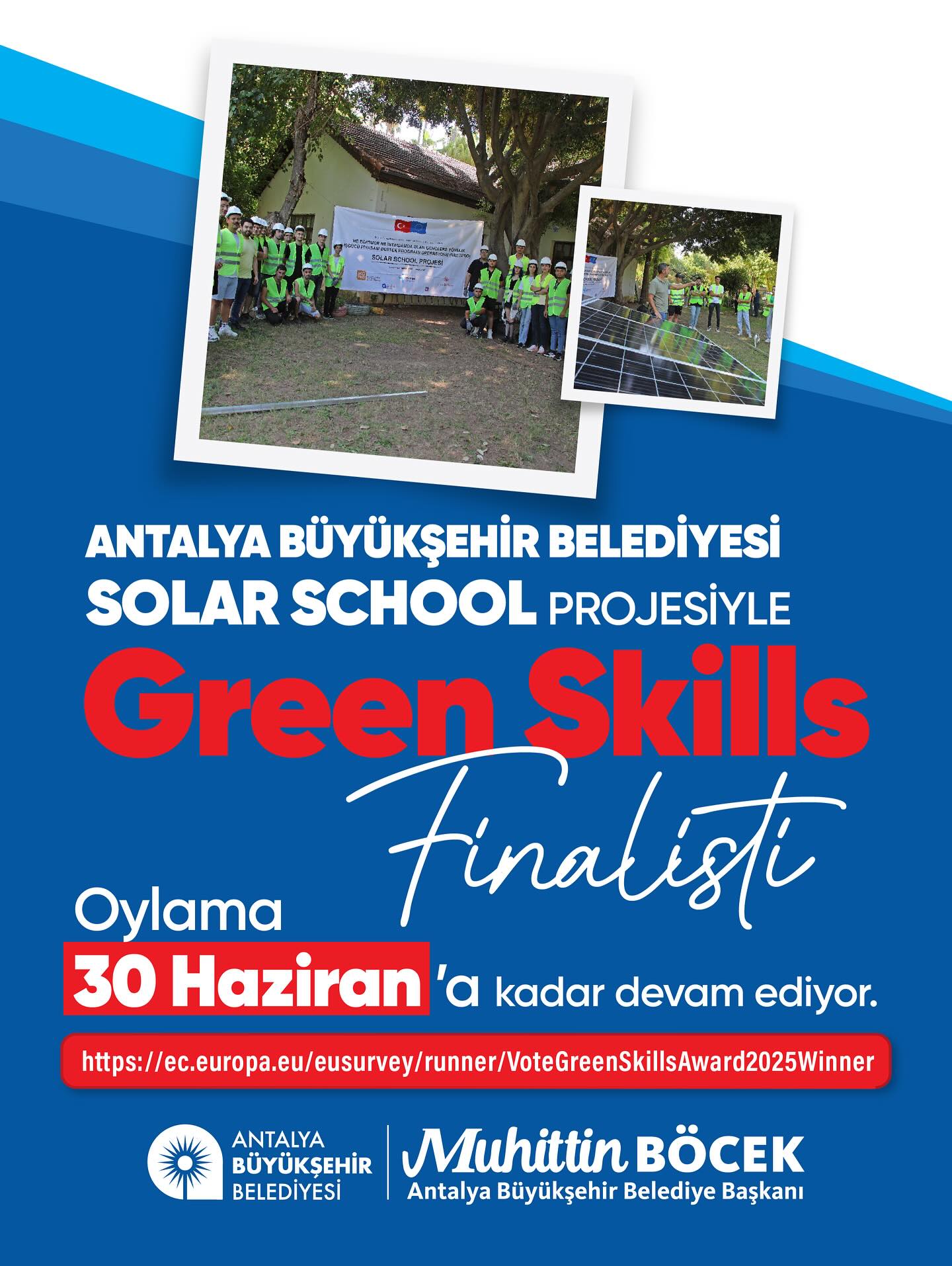 Antalya Büyükşehir Belediyesi'nin Solar School Projesi Dünya'da Finale Kaldı
