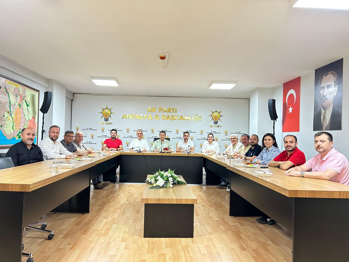 Antalya AK Parti İl Yönetimi Toplantısı Gerçekleştirildi
