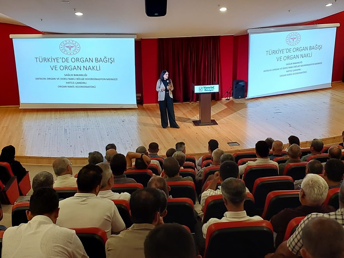 Antalya'da Organ Bağışı Farkındalık Eğitimi Düzenlendi