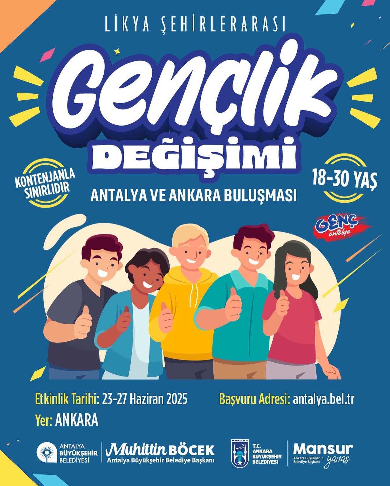 Antalya ve Ankara Gençleri Likya Şehirlerarası Değişim Programında Buluşuyor