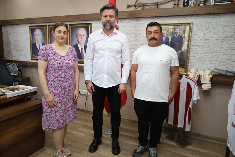MHP Antalya İl Başkanı Sadullah Güneş'i Ülküdaşları Ziyaret Etti