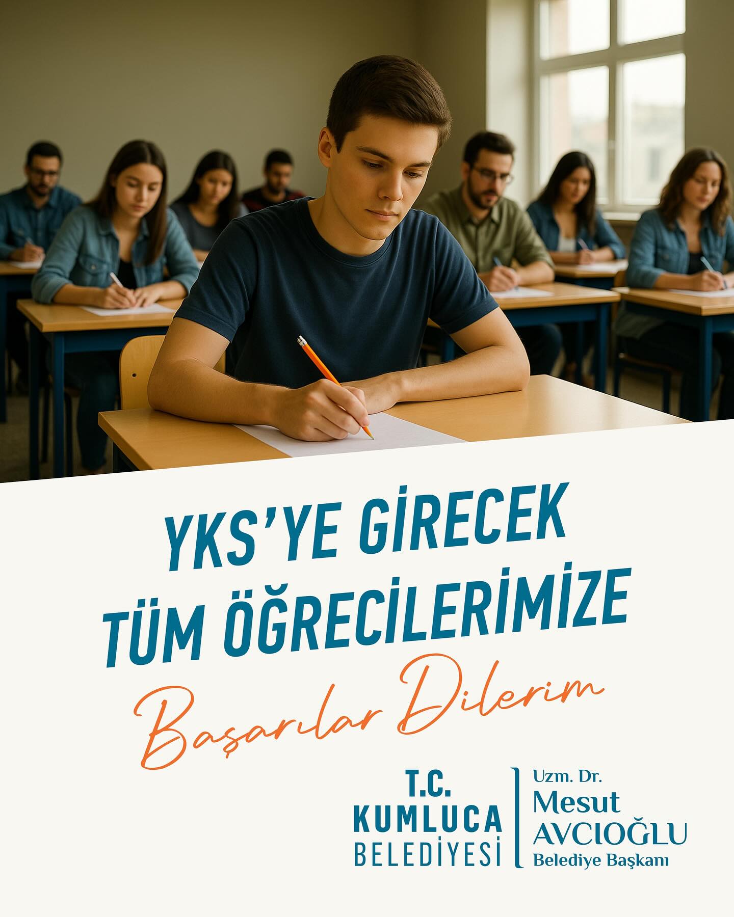 Antalya Kumluca Belediyesi YKS 2025 Sınavında Öğrencilere Destek Verdi