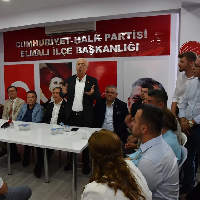 CHP Antalya İl Başkanlığı Elmalı İlçe Teşkilatını Ziyaret Etti