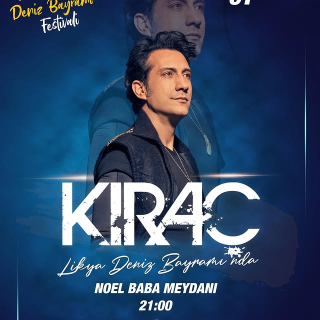 Kıraç, Likya Deniz Bayramı Festivali'nde Demre'de Sahne Alacak