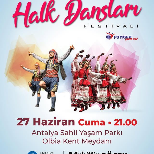 Antalya'da Uluslararası Halk Dansları Festivali Başlıyor