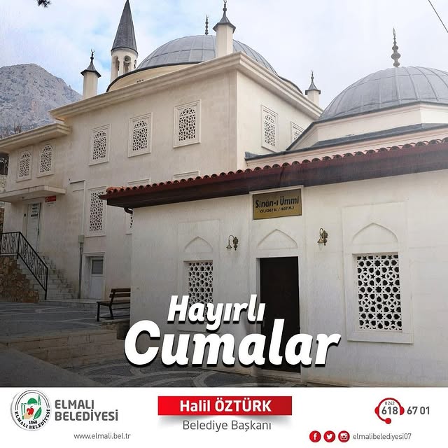 Elmalı Belediyesi'nden Hemşehrilere Cuma Mesajı