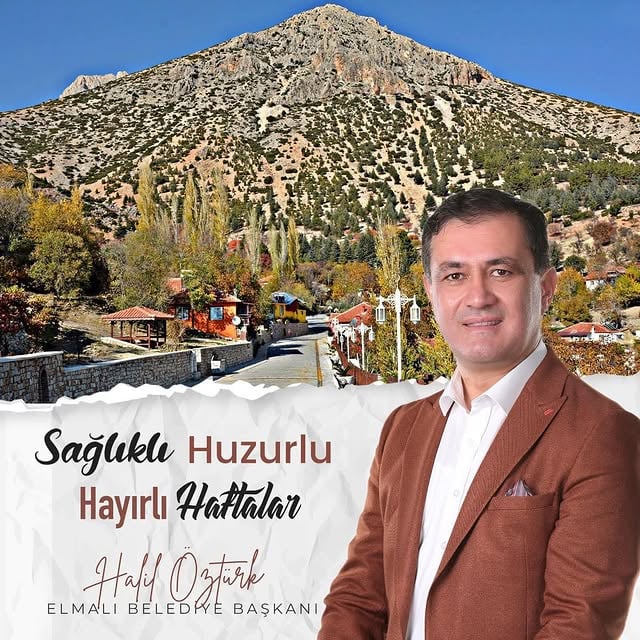 Elmalı Belediyesi'nden Hemşehrilere Hayırlı Haftalar Mesajı
