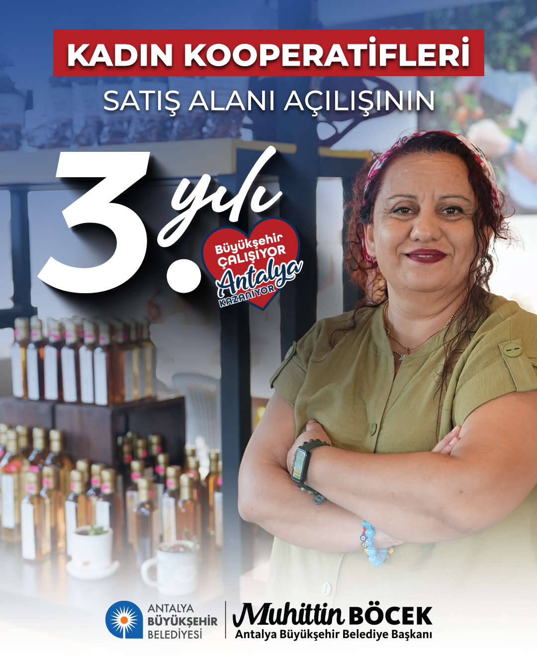 Antalya'da Kadın Kooperatifleri Satış Alanı Üreticilere Umut Oldu