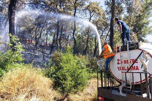 Antalya Manavgat'ta Orman Yangınları Kontrol Altına Alındı