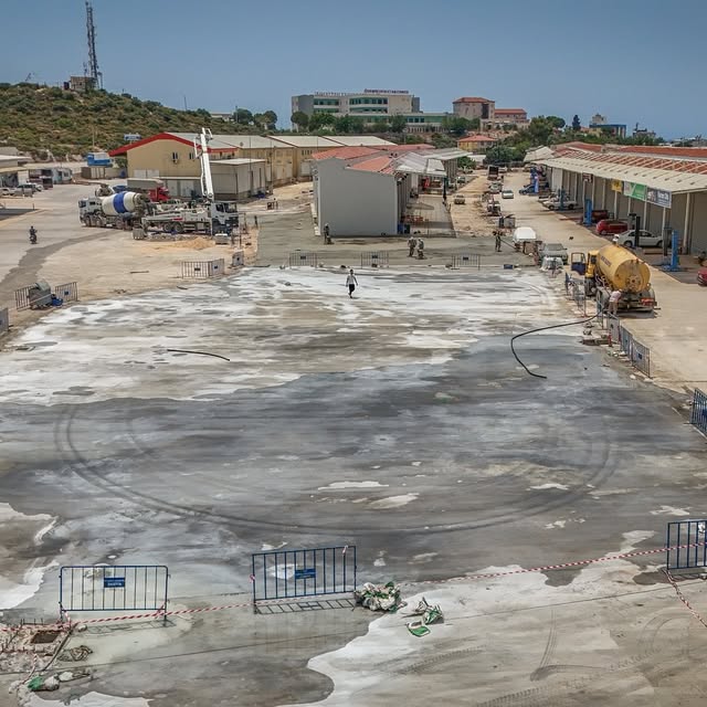 Antalya Demre'de Yeni Sanayi Sitesi Betonlaşma Çalışmaları Yarılandı