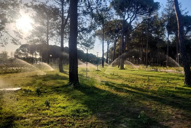 Antalya Serik Belediyesi Park ve Bahçeler Müdürlüğü'nden Parklara Bakım ve Onarım
