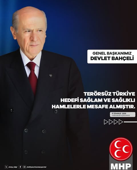 MHP Antalya'dan Terörle Mücadele Açıklaması
