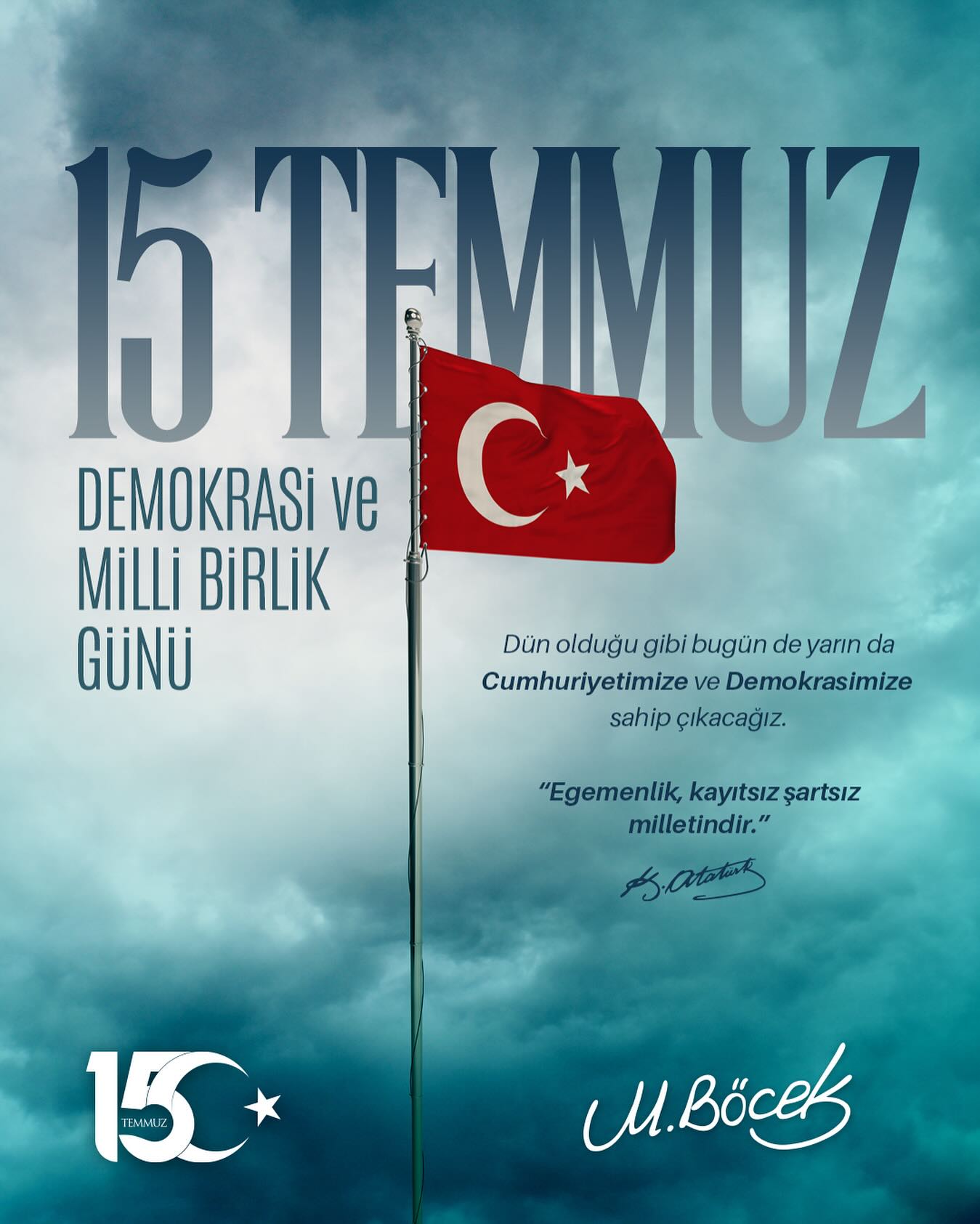 15 Temmuz Demokrasi ve Milli Birlik Günü Antalya'da Anıldı