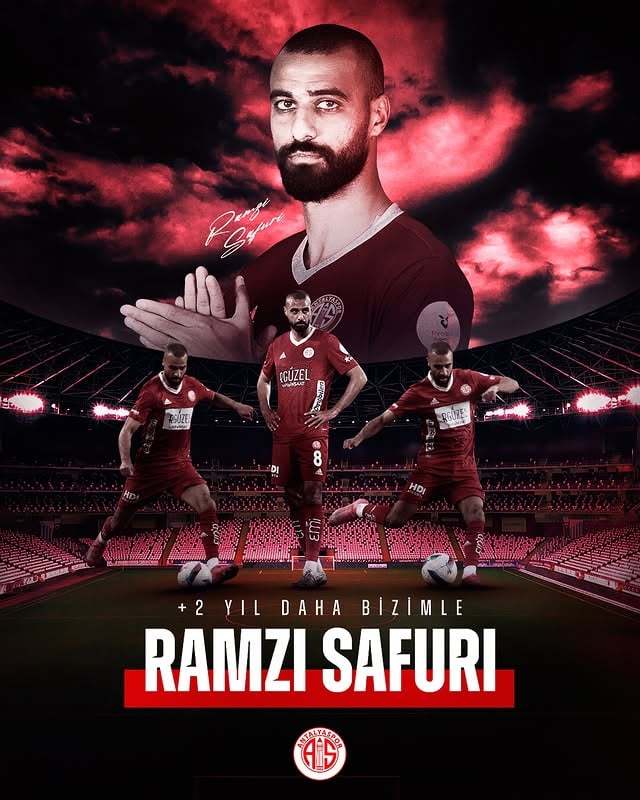 Antalya Spor FK'da Ramzi Safuri ile Sözleşme Yenilendi