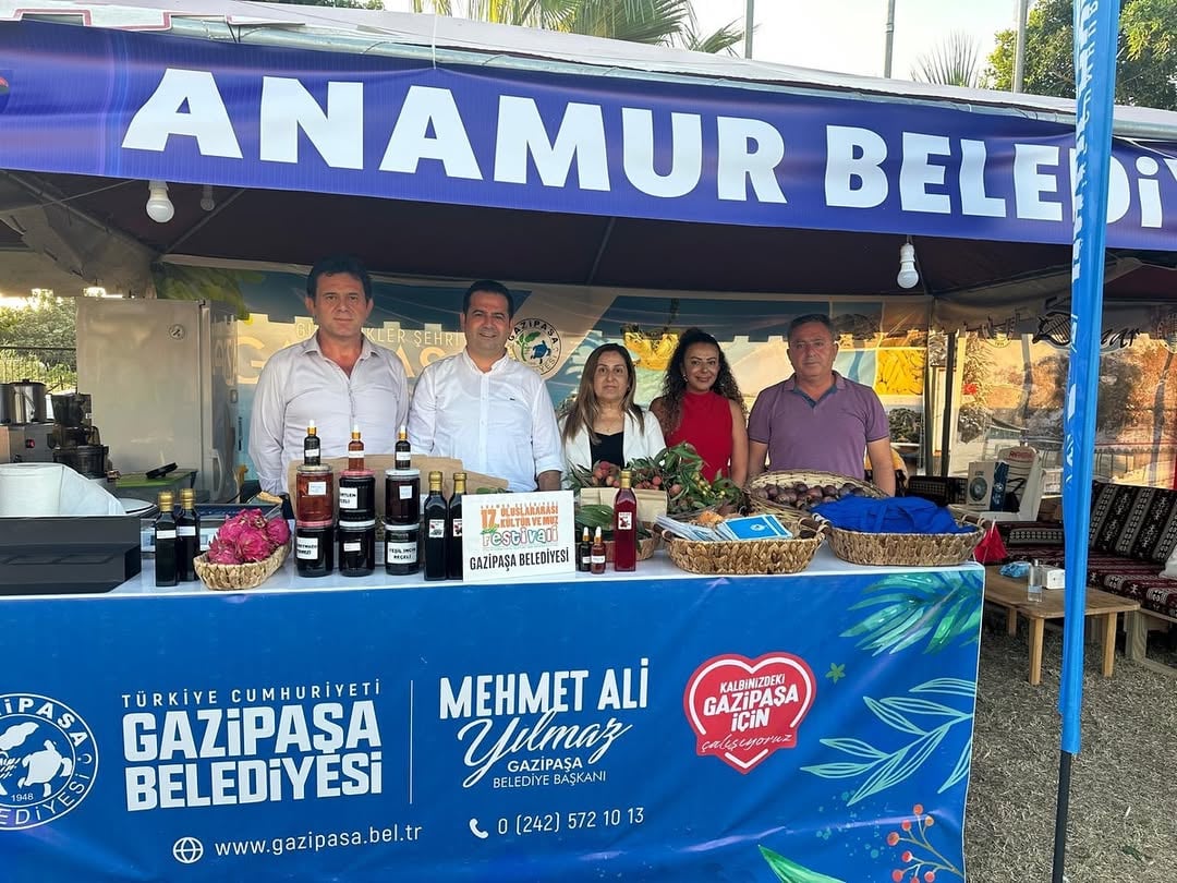 Gazipaşa Belediyesi, Anamur Uluslararası Kültür ve Muz Festivali'nde