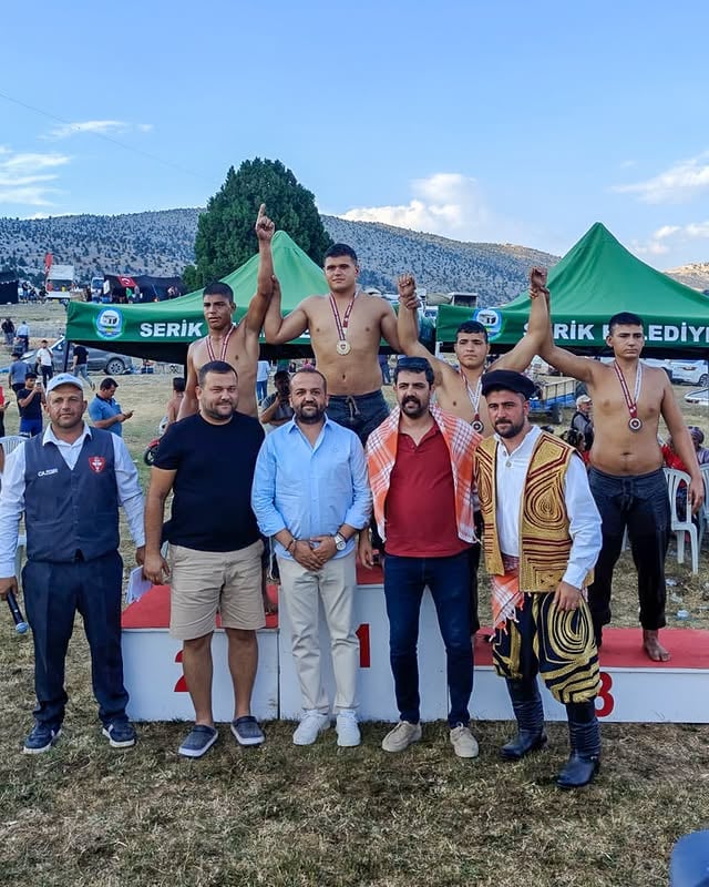 Manavgat Belediyesi Güreş Kulübü'nden Isparta'da Büyük Başarı