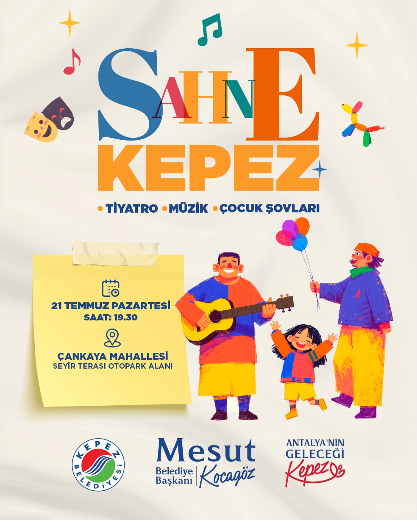 Antalya Kepez'de Yaz Akşamlarına Renk Katılıyor: Sahne Kepez Etkinlikleri Başladı