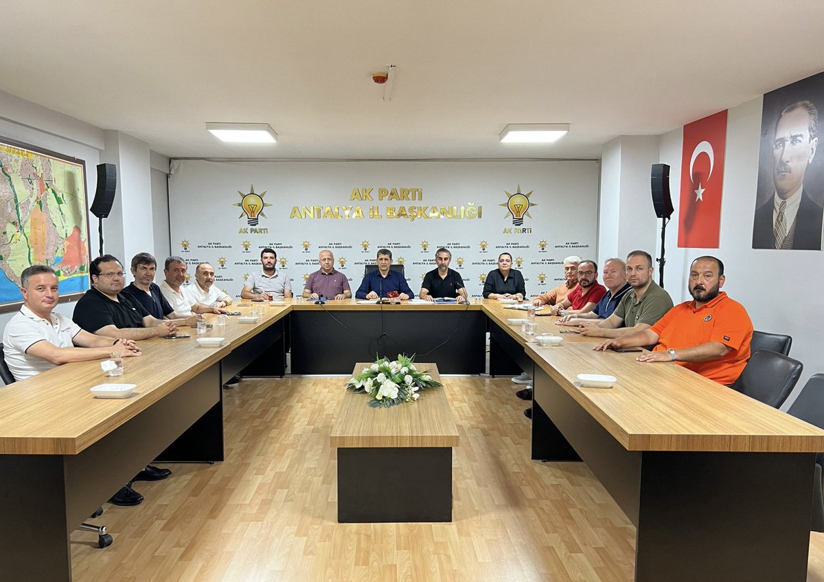 Antalya AK Parti İl Başkanlığı Toplantısı Gerçekleştirildi