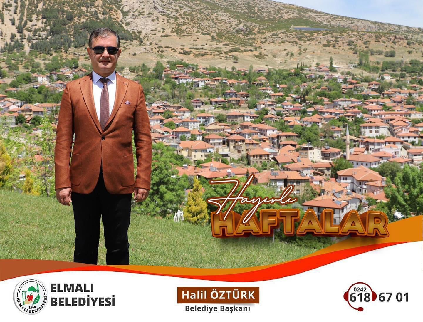 Elmalı Belediyesi’nden Hemşehrilere Hayırlı Haftalar Mesajı