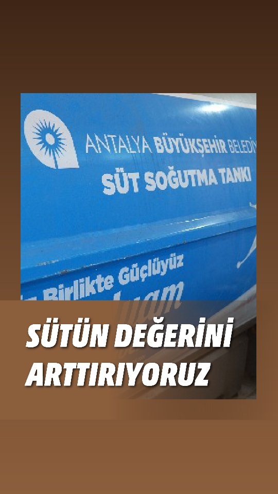 Antalya'da Üreticilere 200 Milyon TL'lik Süt Soğutma Tankı Desteği