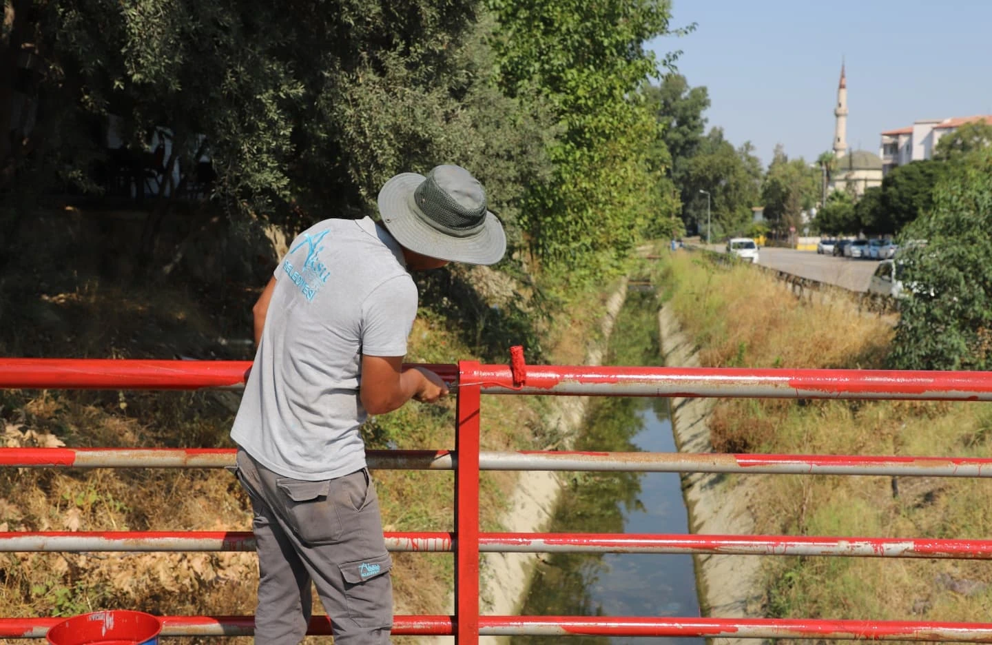 Antalya Aksu'da Köprü Bakım ve Onarım Çalışmaları Tamamlandı