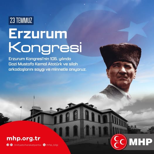 MHP Antalya'dan Erzurum Kongresi Anması