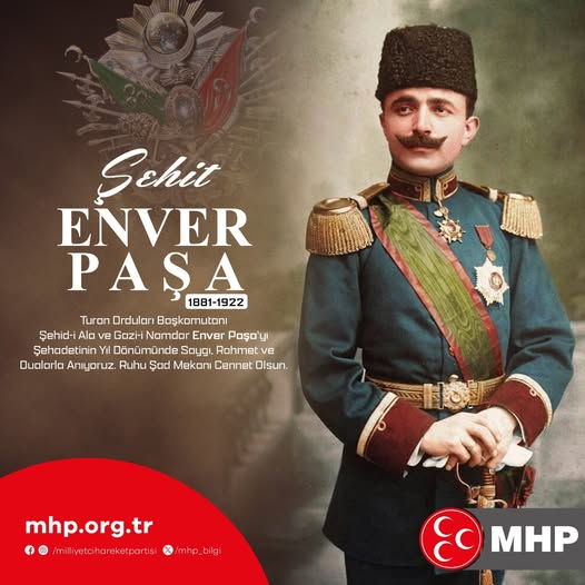 Enver Paşa'nın Şehadet Yıldönümü Antalya'da Anıldı