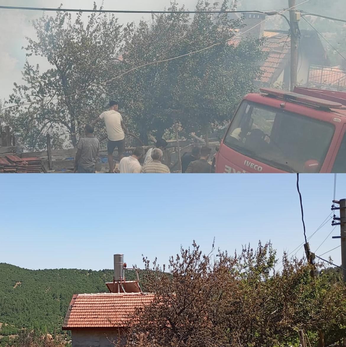 Antalya Akseki'de Yangınzede Aileye Belediyesi'nden Yardım