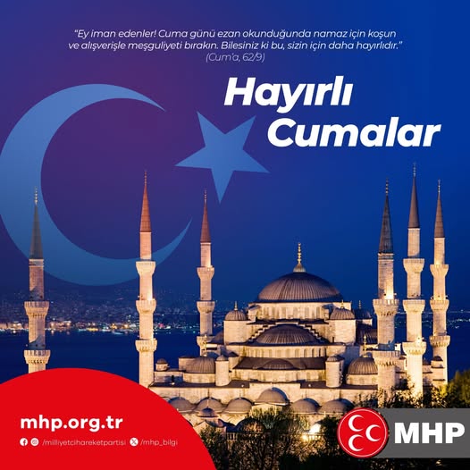 MHP Antalya İl Başkanlığı'ndan Cuma Mesajı
