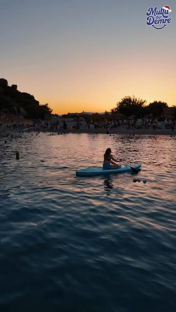 Demre'nin İncisi Taşdibi Plajı'nda Keyifli Pazar Günü
