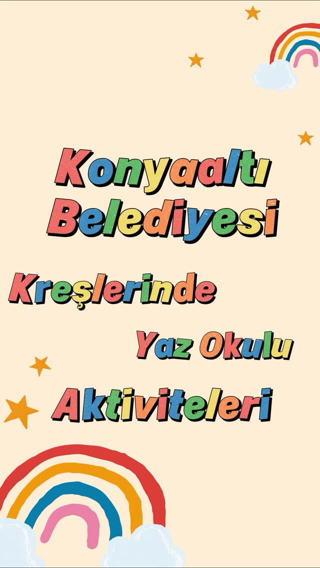 Konyaaltı Belediyesi Kreş ve Gündüz Bakımevlerinde Yaz Eğlencesi Başladı