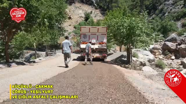 Gazipaşa'da Asfalt Seferberliği: Mahalle Mahalle Yenileniyor