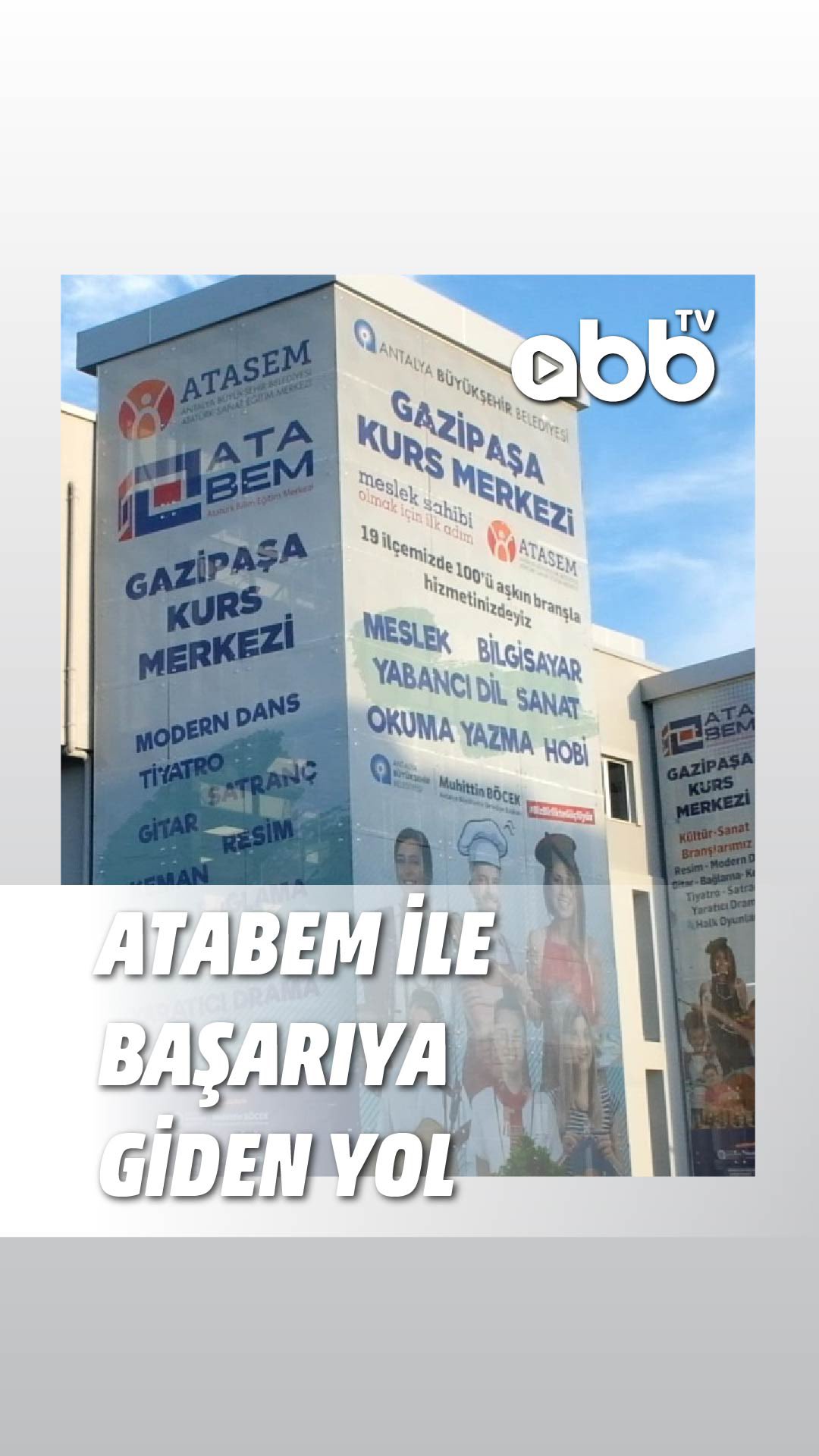 Antalya Büyükşehir Belediyesi'nin ATABEM'i Öğrencilere Burs Kapılarını Açtı