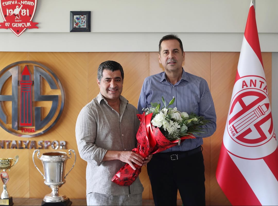 Antalyaspor Başkanı Rıza Perçin, TSYD Antalya Şube Başkanı'nı Konuk Etti