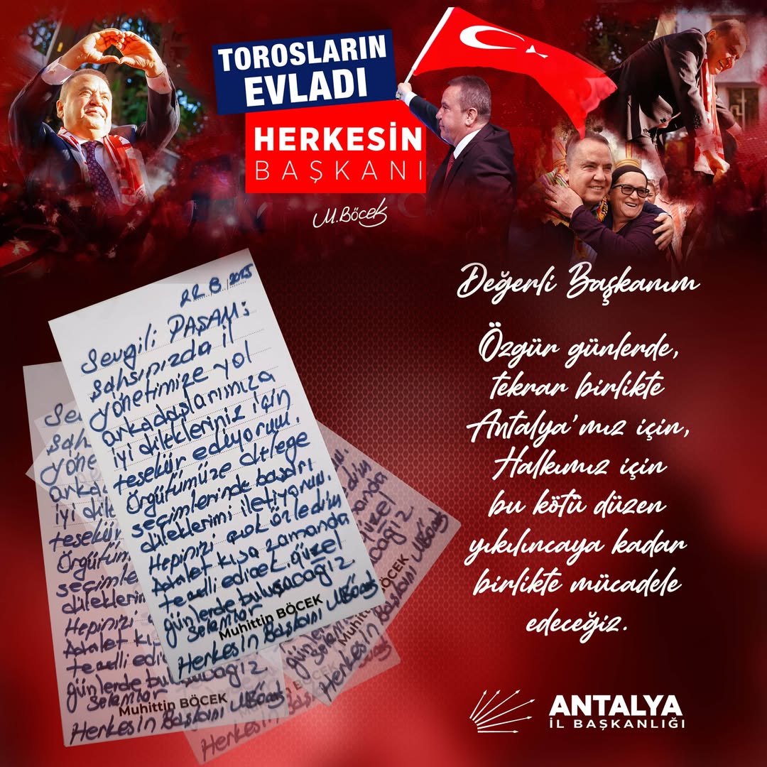 CHP Antalya'dan Sürekli Mücadele Vurgusu