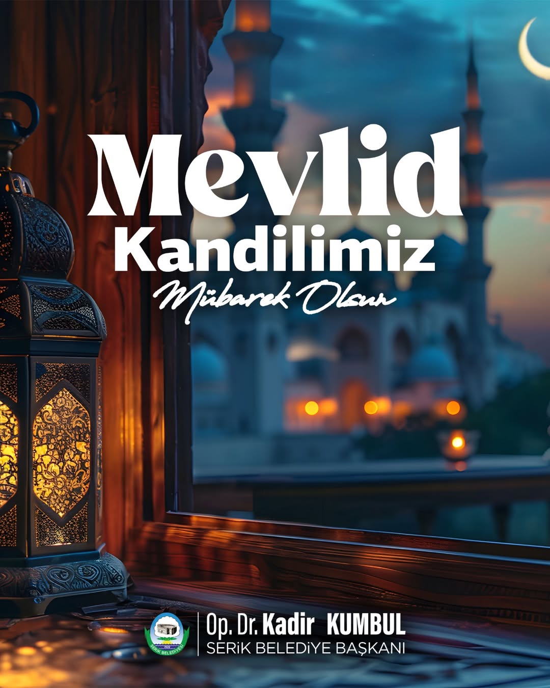 Serik Belediyesi Mevlid Kandili'ni Kutladı