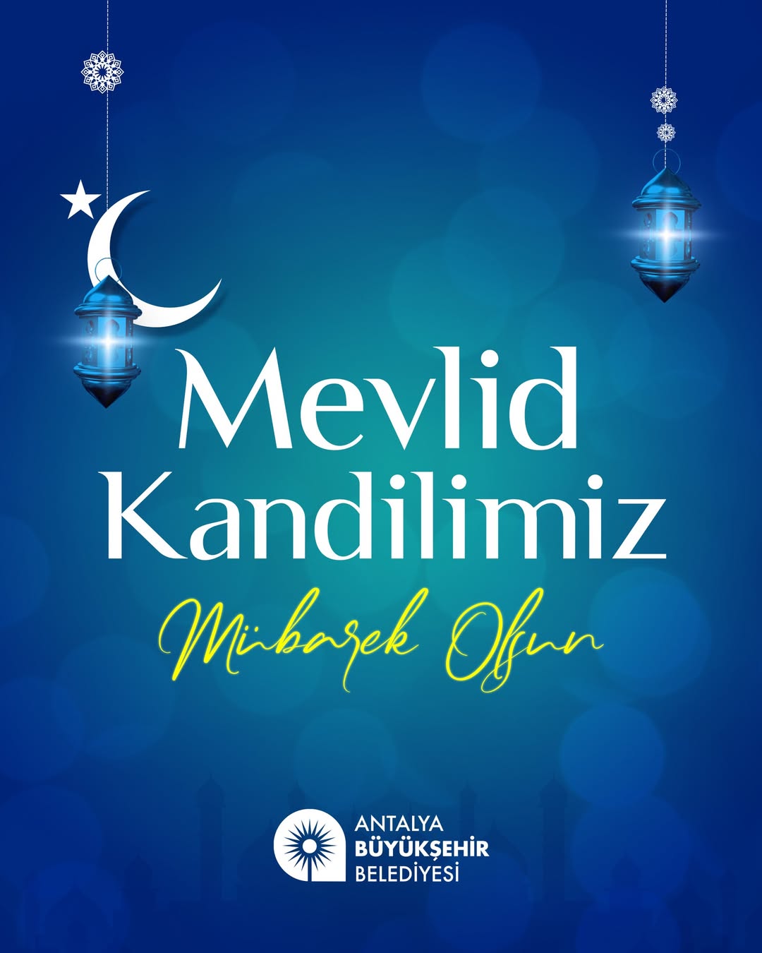 Antalya'da Mevlid Kandili Coşkusu