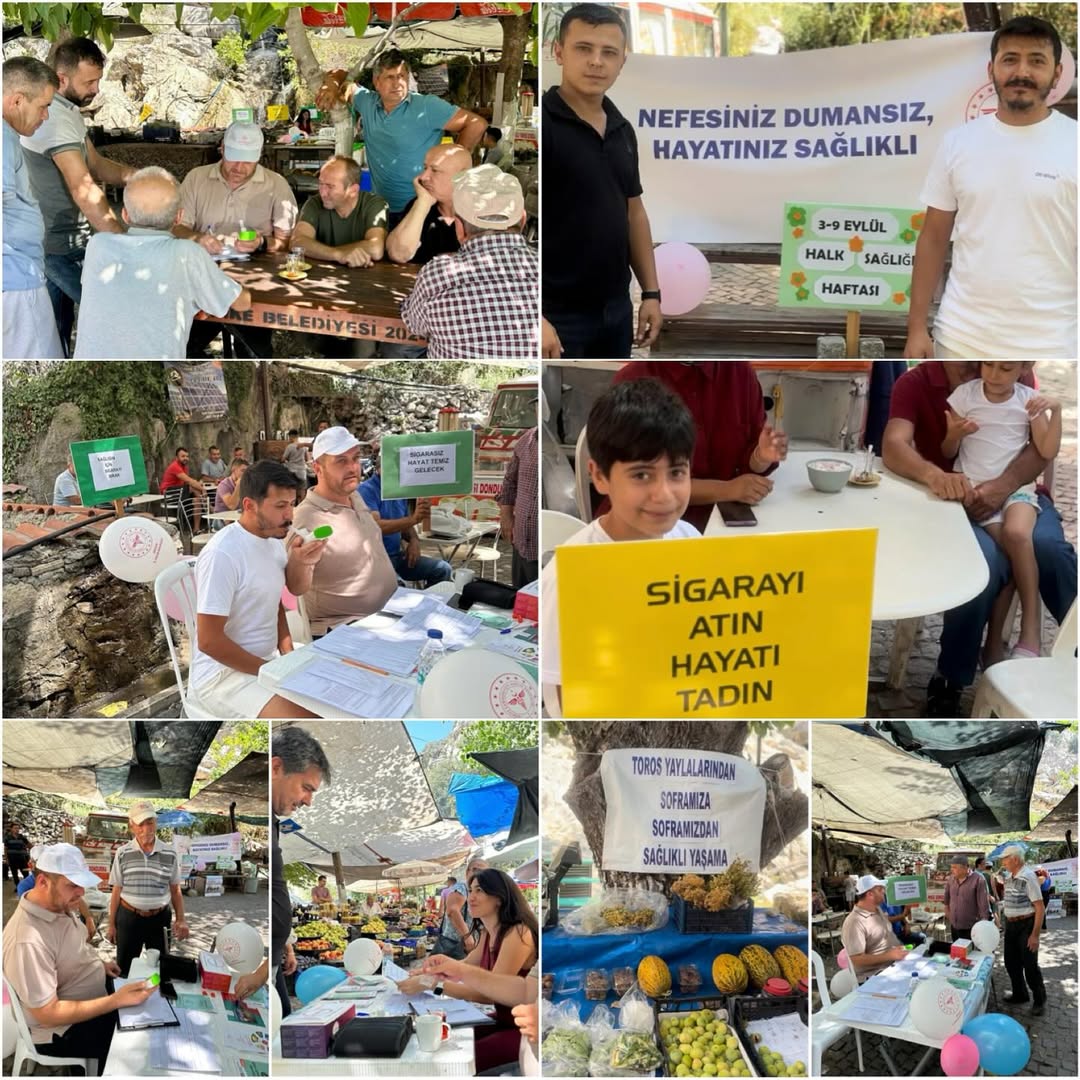 Antalya'da Halk Sağlığı Haftası Etkinliğiyle Tütünün Zararları Vurgulandı