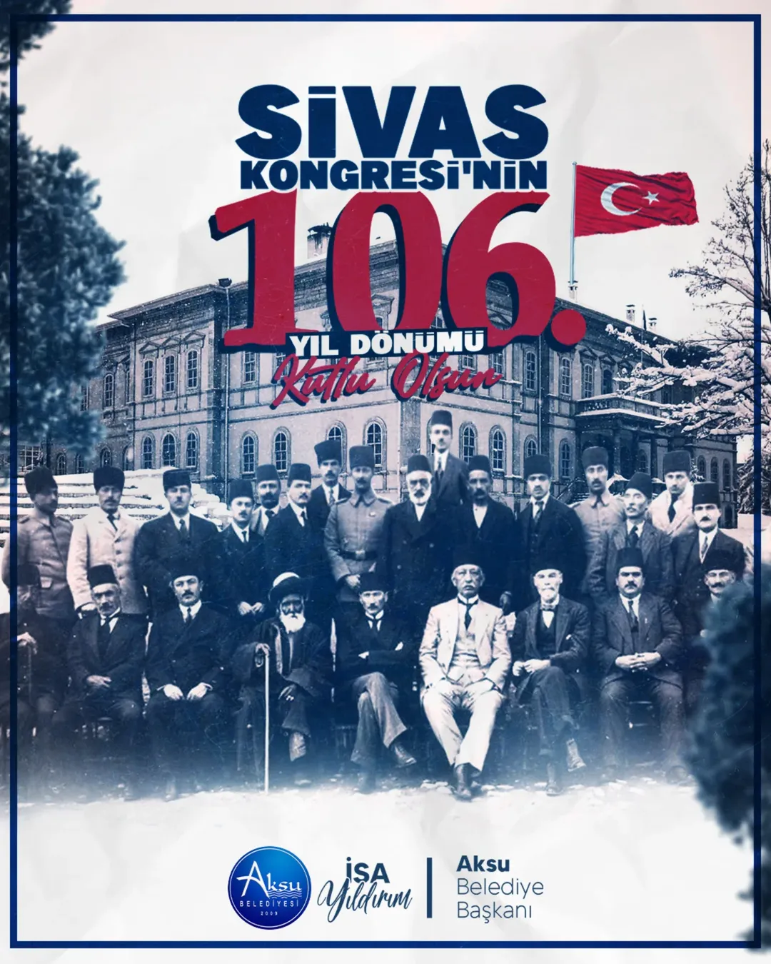 Sivas Kongresi'nin 106. Yıl Dönümünde Antalya'da Anma Töreni